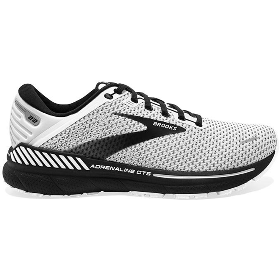 Brooks-Men's Brooks Adrenaline GTS 22-White/Grey/Black-Pacers Running