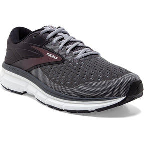 Brooks-Men's Brooks Dyad 11-Blackened Pearl/Alloy/Red-Pacers Running