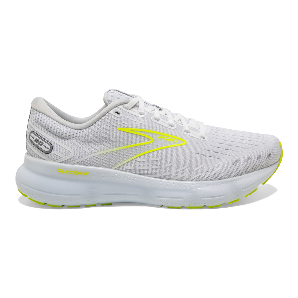 Brooks-Men's Brooks Glycerin 20-White/Nightlife-Pacers Running