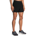 Load image into Gallery viewer, Brooks-Men's Brooks Sherpa 5" Short-Black-Pacers Running
