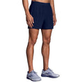 Load image into Gallery viewer, Brooks-Men's Brooks Sherpa 5" Short-Navy-Pacers Running
