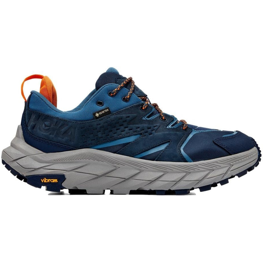 HOKA ONE ONE-Men's HOKA ONE ONE Anacapa Low GTX-Outer Space/Real Teal-Pacers Running