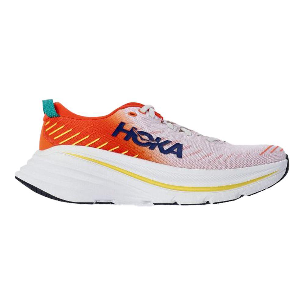 HOKA ONE ONE-Men's HOKA ONE ONE Bondi X-Blanc De Blanc/Flame-Pacers Running