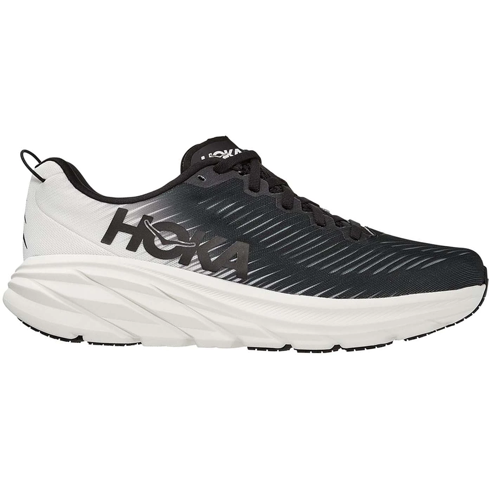 HOKA ONE ONE-Men's HOKA ONE ONE Rincon 3-Black/White-Pacers Running