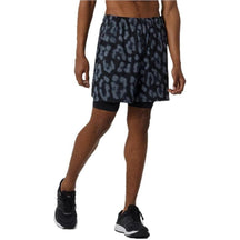 New Balance-Men's New Balance R.W.Tech Printed 7in 2-in-1 Short-Black-Pacers Running