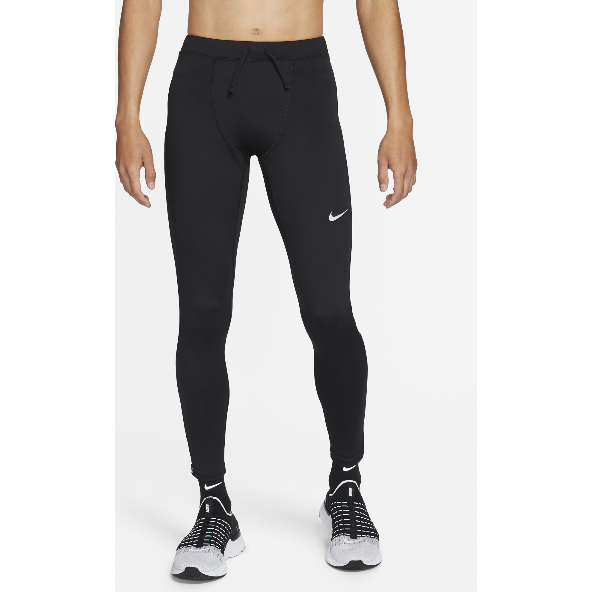 Nike-Men's Nike Dri-FIT Challenger Tight-Black-Pacers Running