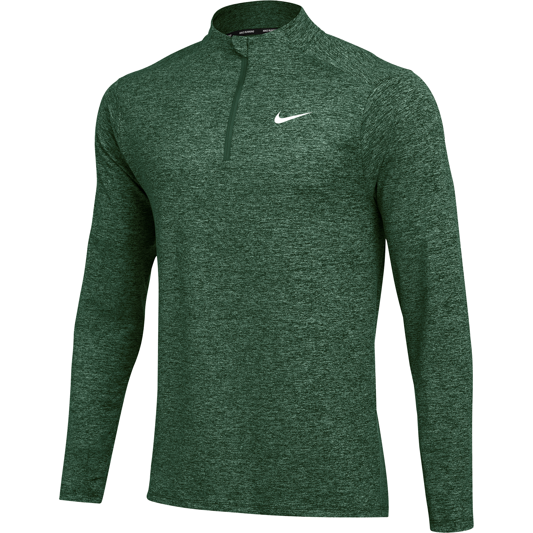 Nike-Men's Nike Dri-FIT Element 1/2 Zip Top-Dark Green Heather-Pacers Running