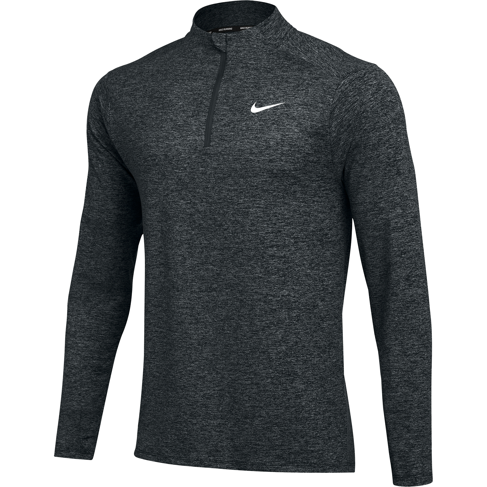 Nike-Men's Nike Dri-FIT Element 1/2 Zip Top-Black Heather-Pacers Running