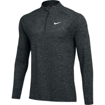 Nike-Men's Nike Dri-FIT Element 1/2 Zip Top-Black Heather-Pacers Running