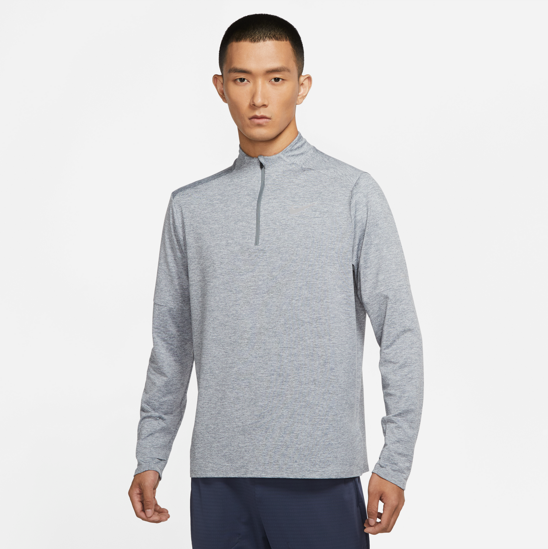 Nike Dri-FIT Track Club Men's Fleece Long-Sleeve Crew Neck Running  Sweatshirt