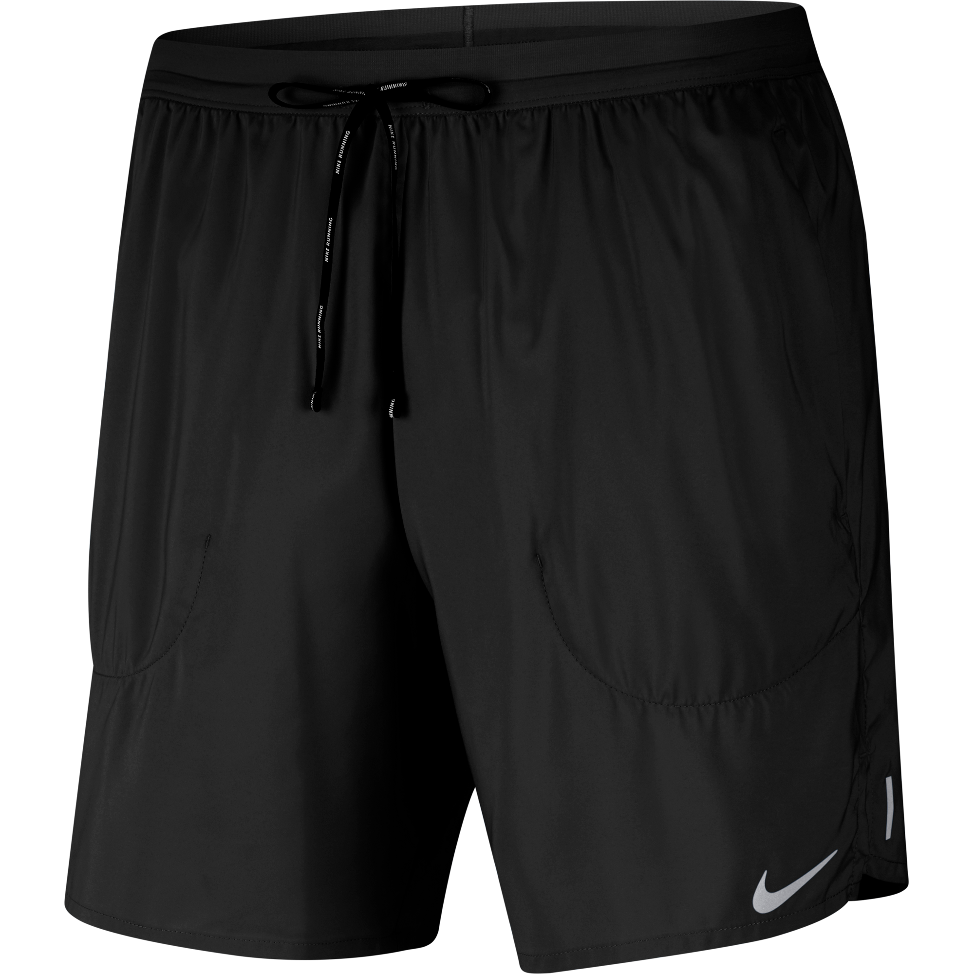 Nike-Men's Nike Flex Stride 7" Shorts-Black/Reflective Silver-Pacers Running