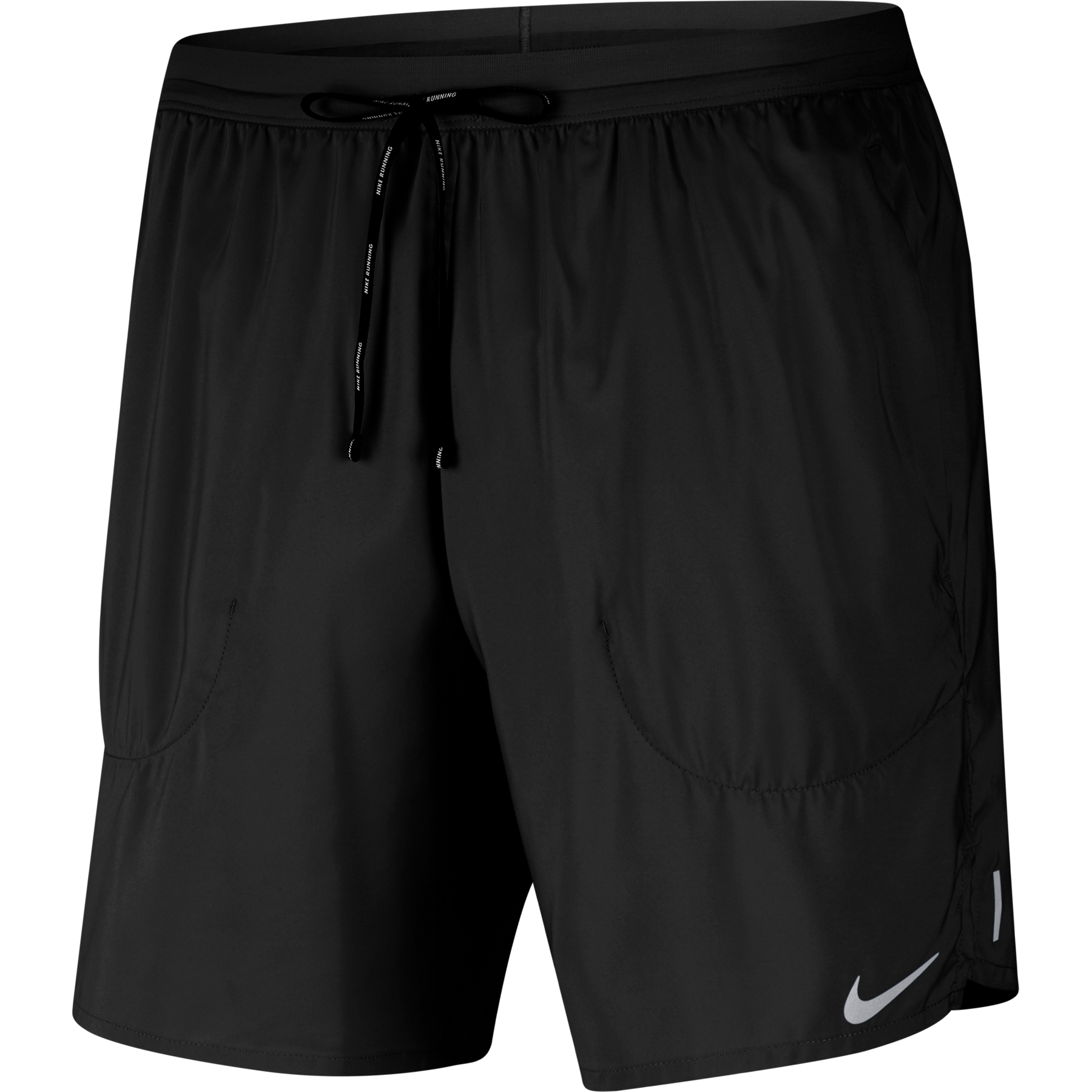 Nike-Men's Nike Flex Stride 7" Shorts-Black/Reflective Silver-Pacers Running