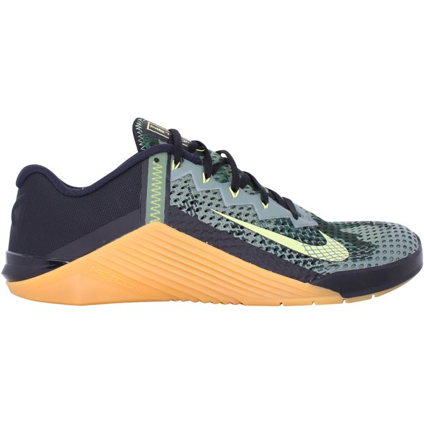 Nike-Men's Nike Metcon 6-BLACK/LIMELIGHT-LIMELIGHT-GUM MED BROWN-Pacers Running