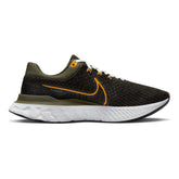 Nike-Men's Nike React Infinity Run Flyknit 3-Sequoia/University Gold-Medium Olive-Pacers Running