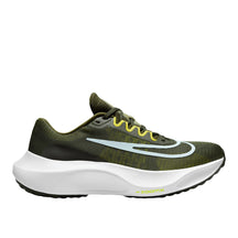 Nike-Men's Nike Zoom Fly 5-Cargo Khaki/Glacier Blue-Yellow Strike-Pacers Running