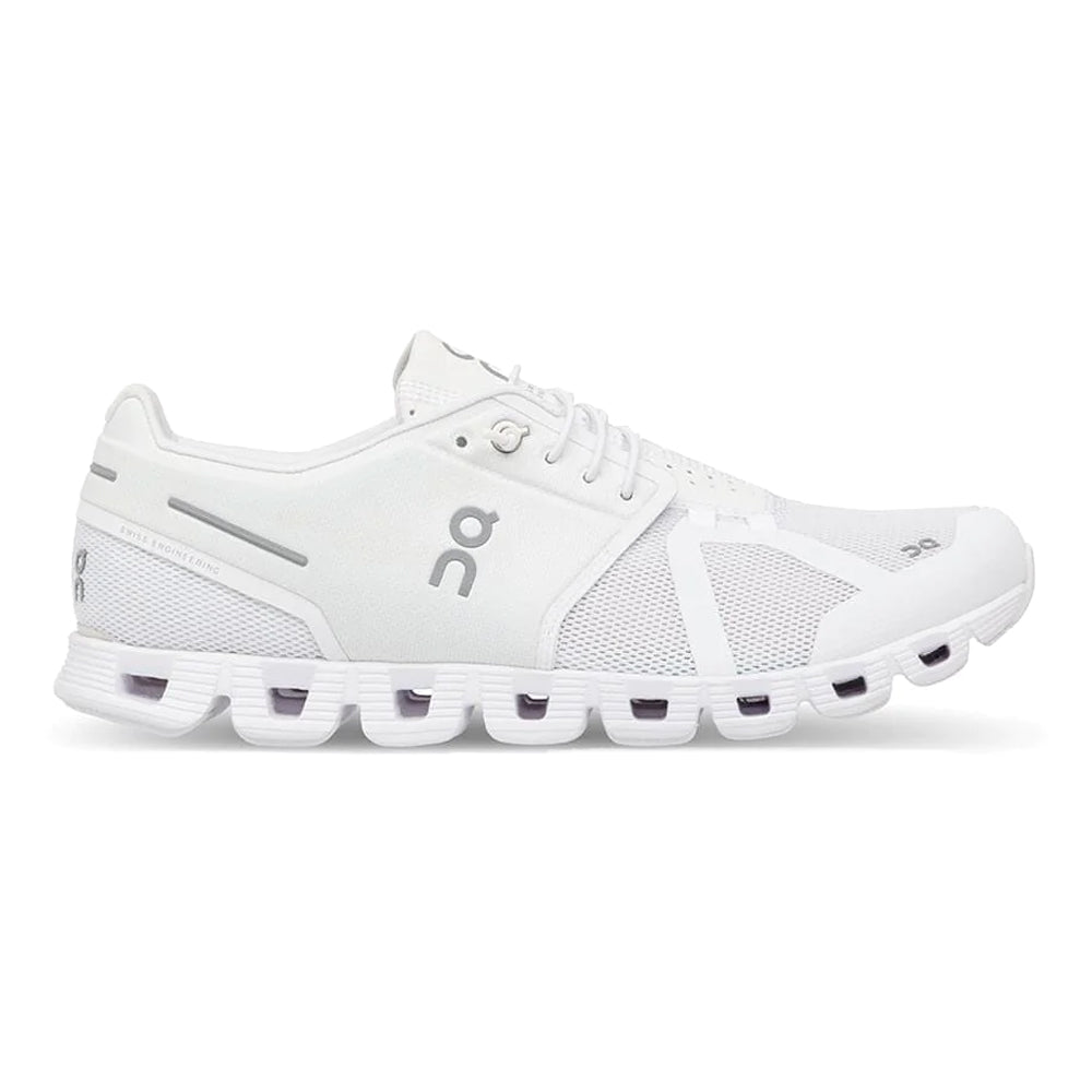 On-Men's On Cloud 5-All White-Pacers Running