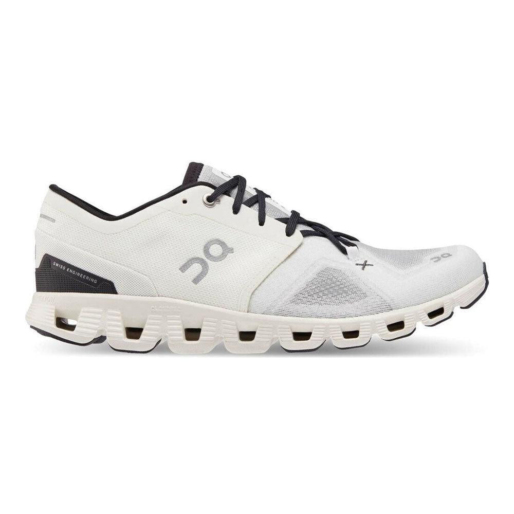 On-Men's On Cloud X 3-Ivory/Black-Pacers Running