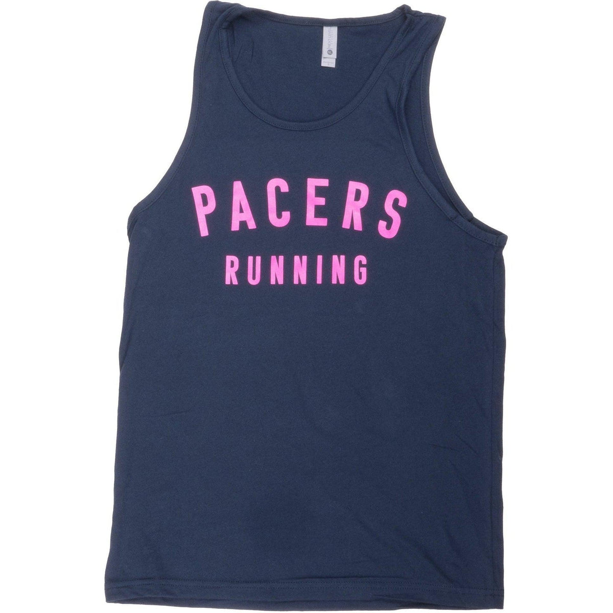 Pacers Running-Men's Pacers Running Tank-Navy/Pink Screen-Pacers Running