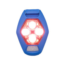 Nathan-Nathan HyperBrite RX Strobe Rechargeable LED Clip Light-Blue Jewel-Pacers Running