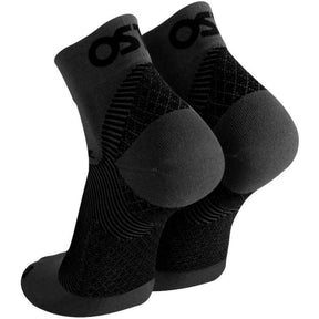 OS1st-OS1st FS4 Plantar Fasciitis Compression Socks - 1/4 Crew-Grey-Pacers Running