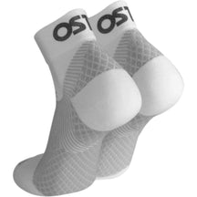 OS1st-OS1st FS4 Plantar Fasciitis Compression Socks - 1/4 Crew-White-Pacers Running