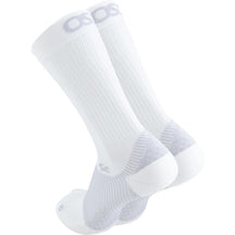 OS1st-OS1st FS4 Plantar Fasciitis Compression Socks - Crew-White-Pacers Running