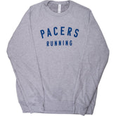 Pacers Running-Pacers Running Sweatshirt-Athletic Grey/Navy Screen-Pacers Running