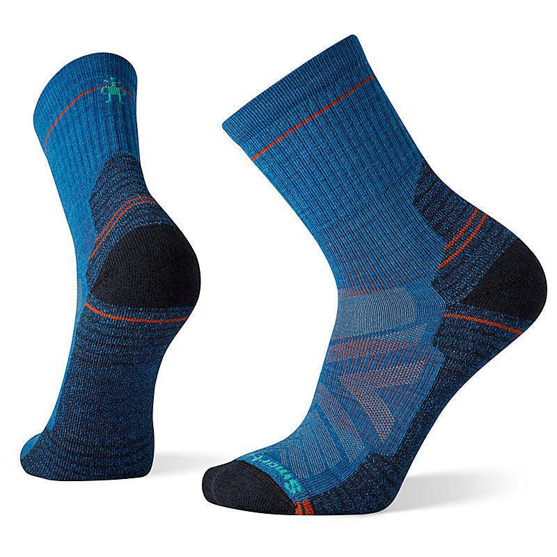 Smartwool-Smartwool Hike Light Cushion Mid Crew-Neptune Blue-Pacers Running