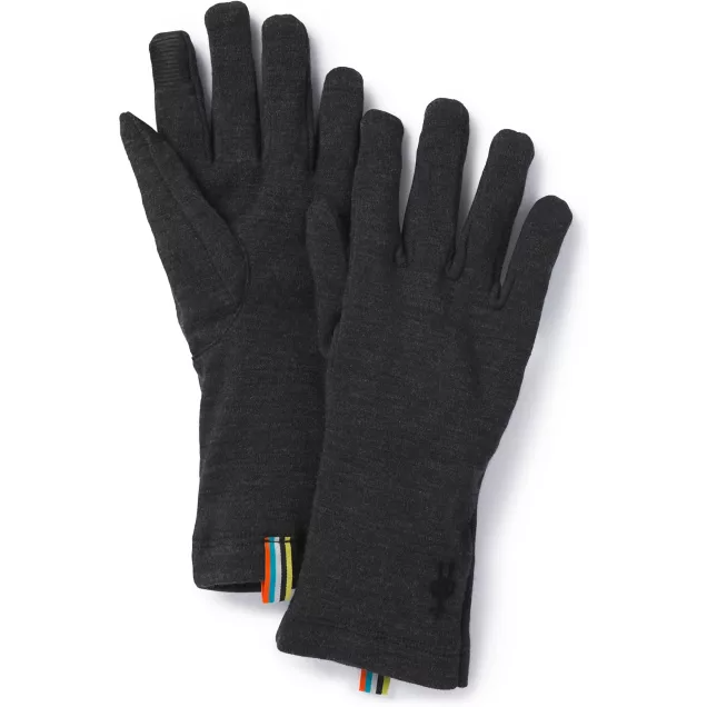 Smartwool-Smartwool Merino 250 Glove-Charcoal Heather-Pacers Running