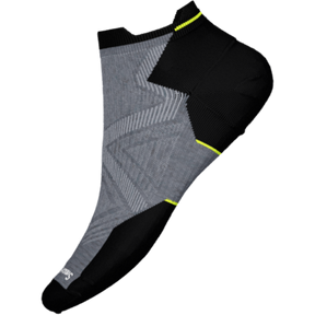 Smartwool-Smartwool Run Targeted Cushion Low Ankle Socks-Medium Gray-Pacers Running
