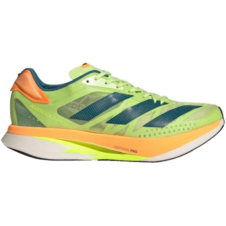 Adidas-Unisex Adidas Adizero Adios Pro 2-Pulse Lime/Real Teal/Flash Orange-Pacers Running
