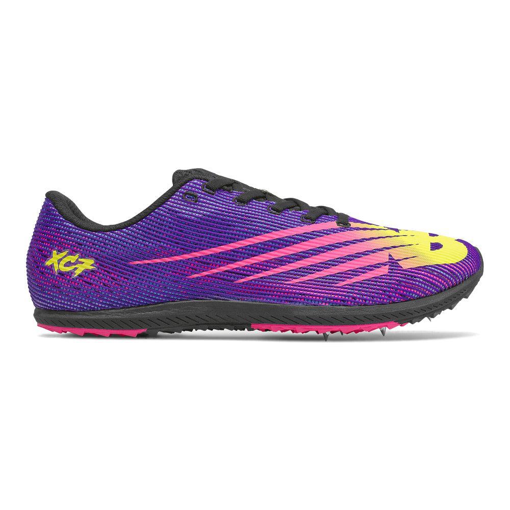 New Balance-Unisex New Balance XC Seven V3-Deep Violet/Pink Glo-Pacers Running
