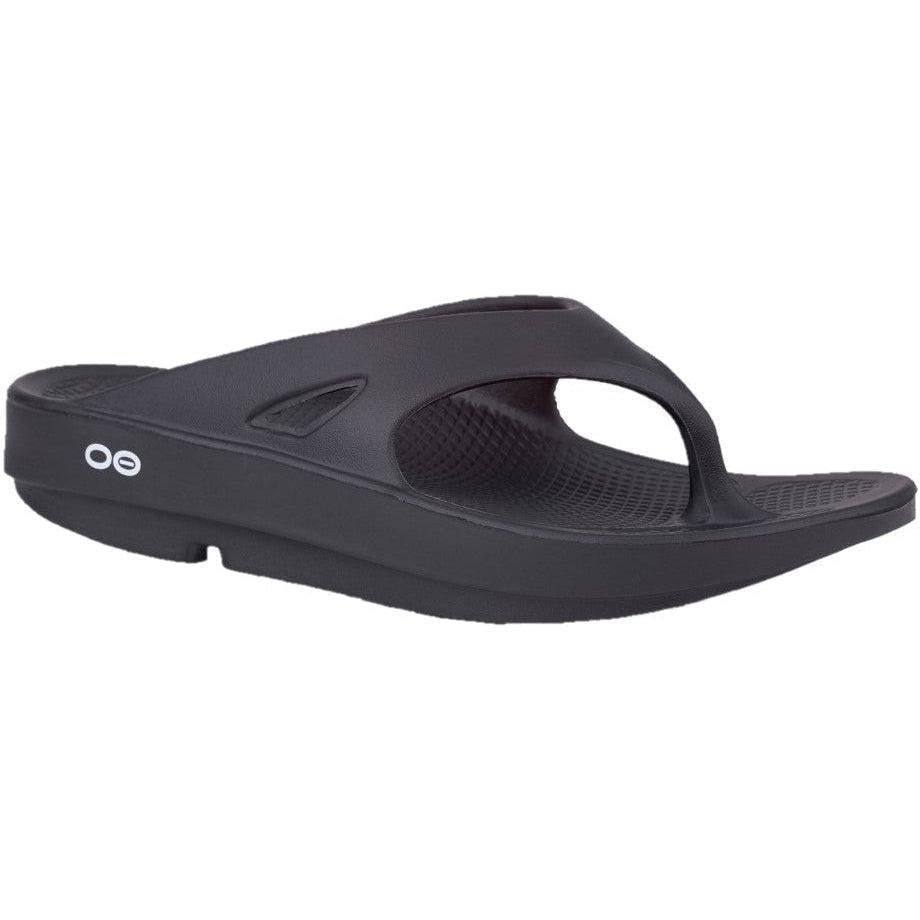OOFOS-Unisex OOFOS OOriginal Sandal-Black-Pacers Running