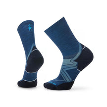 Smartwool-Unisex Smartwool Run Cold Weather Targeted Cushion Crew Socks-Alpine Blue-Pacers Running