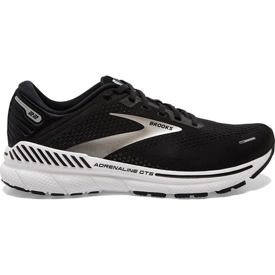 Brooks-Women's Brooks Adrenaline GTS 22-Black/Silver/Anthracite-Pacers Running