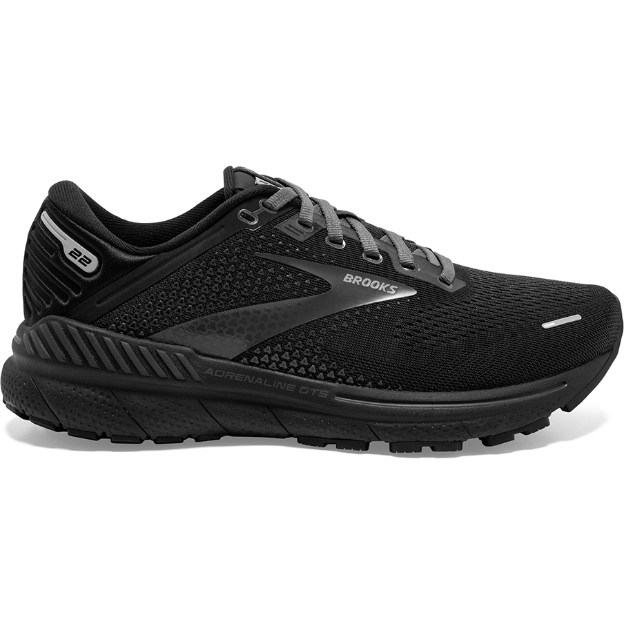 Brooks-Women's Brooks Adrenaline GTS 22-Black/Black/Ebony-Pacers Running