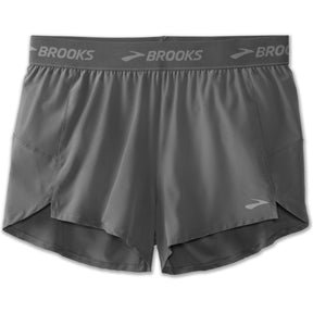 Brooks-Women's Brooks Chaser 3" Short-Steel/Brooks-Pacers Running