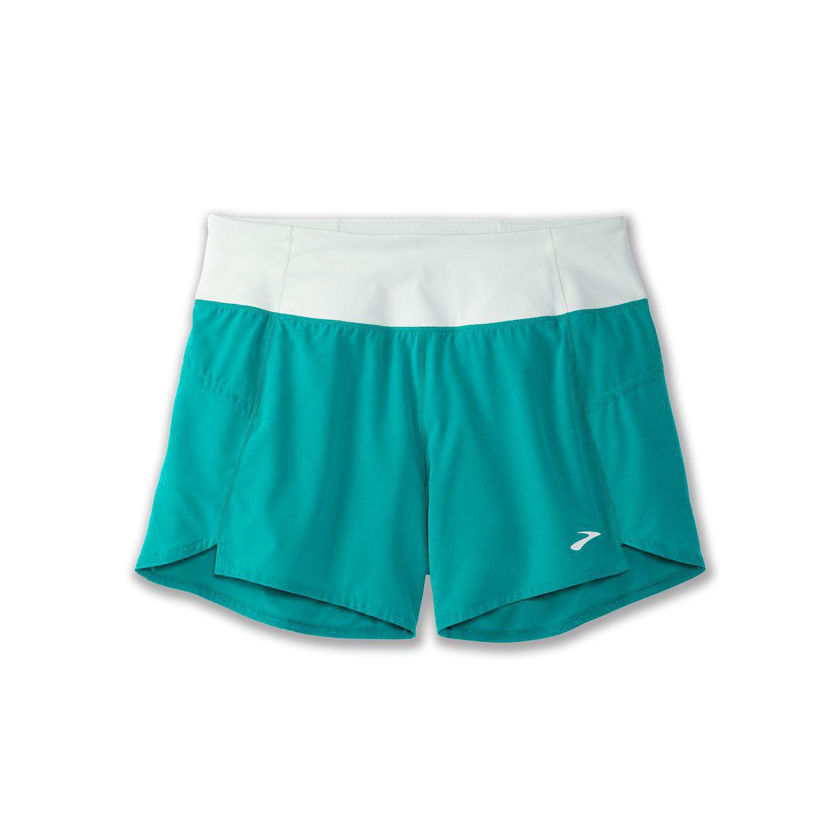 Brooks-Women's Brooks Chaser 5"" Short-Nile Green/Cool Mint-Pacers Running