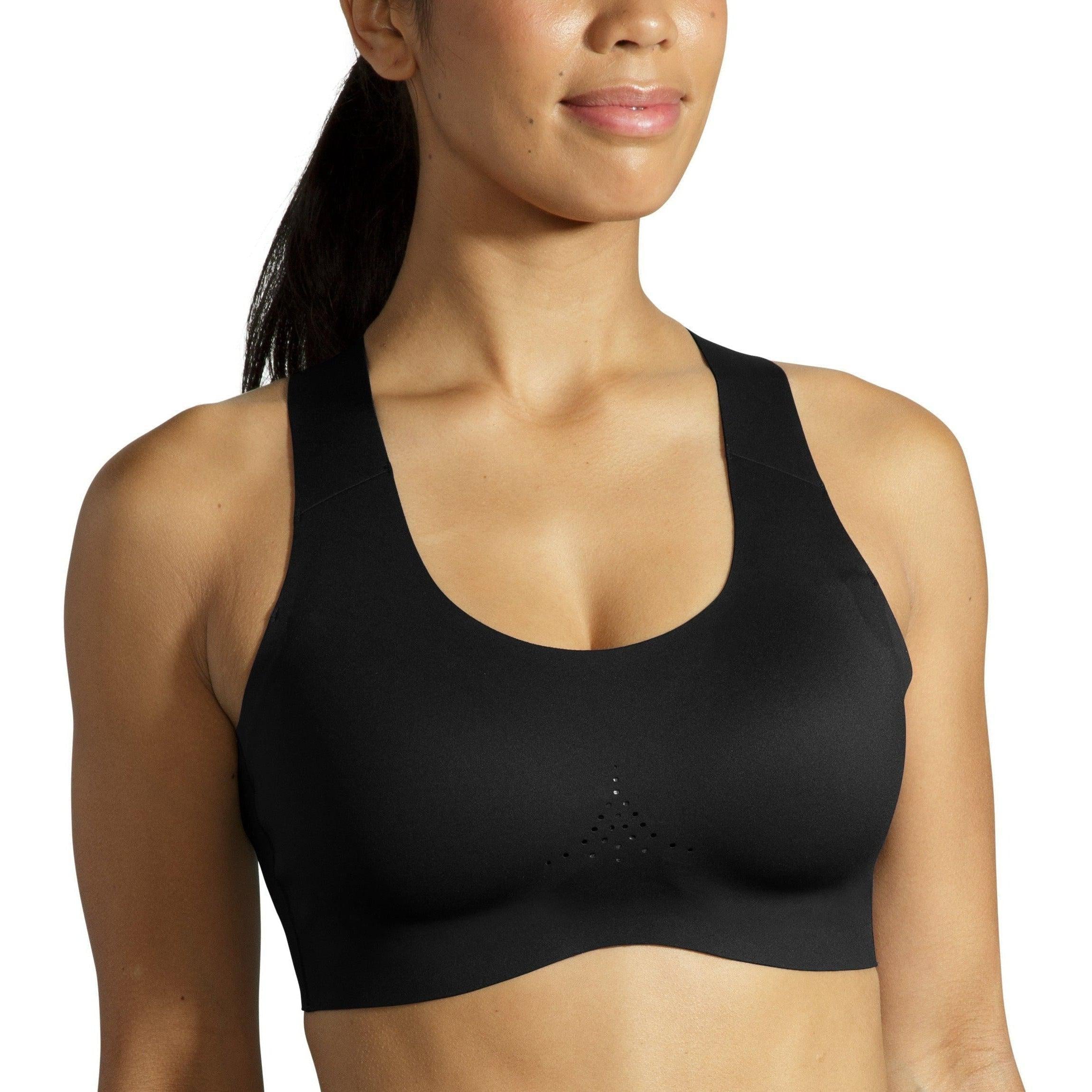 Brooks JUNO Bra Black  Running Trainers, Clothing and Accessories