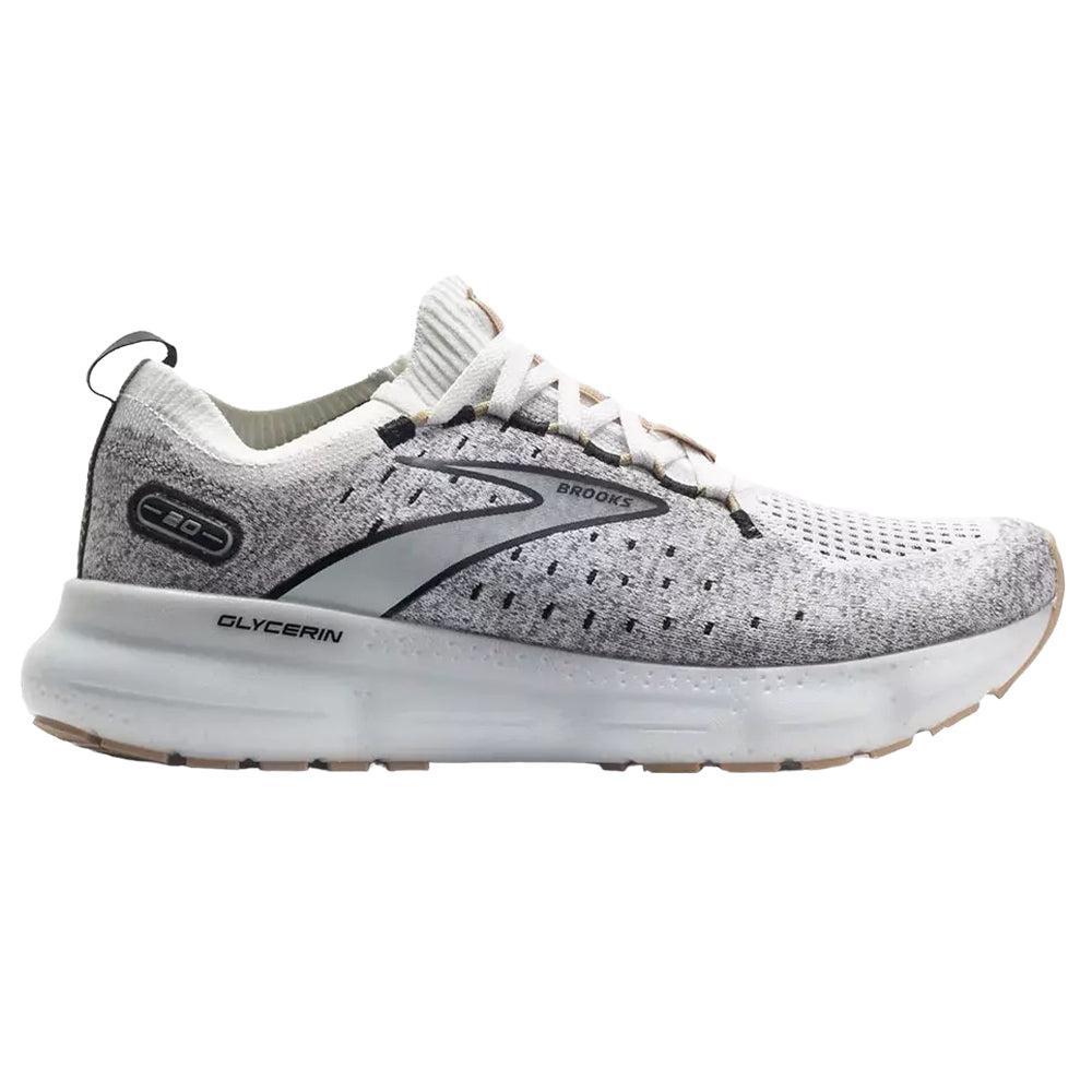 Brooks-Women's Brooks Glycerin StealthFit 20-White/Black/Cream-Pacers Running