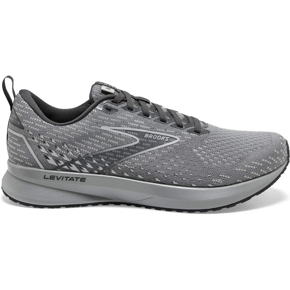 Brooks-Women's Brooks Levitate 5-Grey/Oyster/Blackened Pearl-Pacers Running