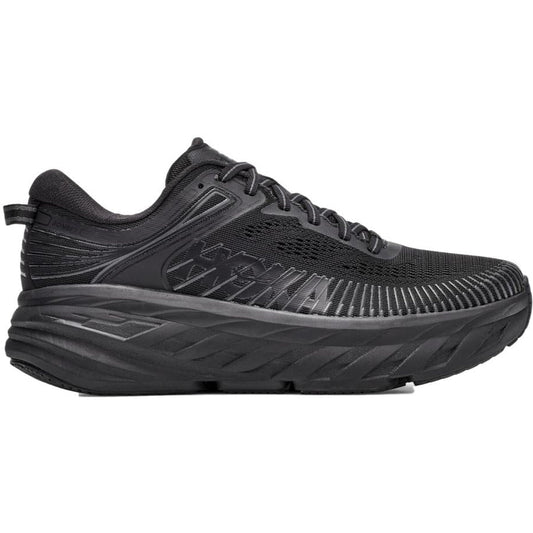 HOKA ONE ONE-Women's HOKA ONE ONE Bondi 7-Black/Black-Pacers Running