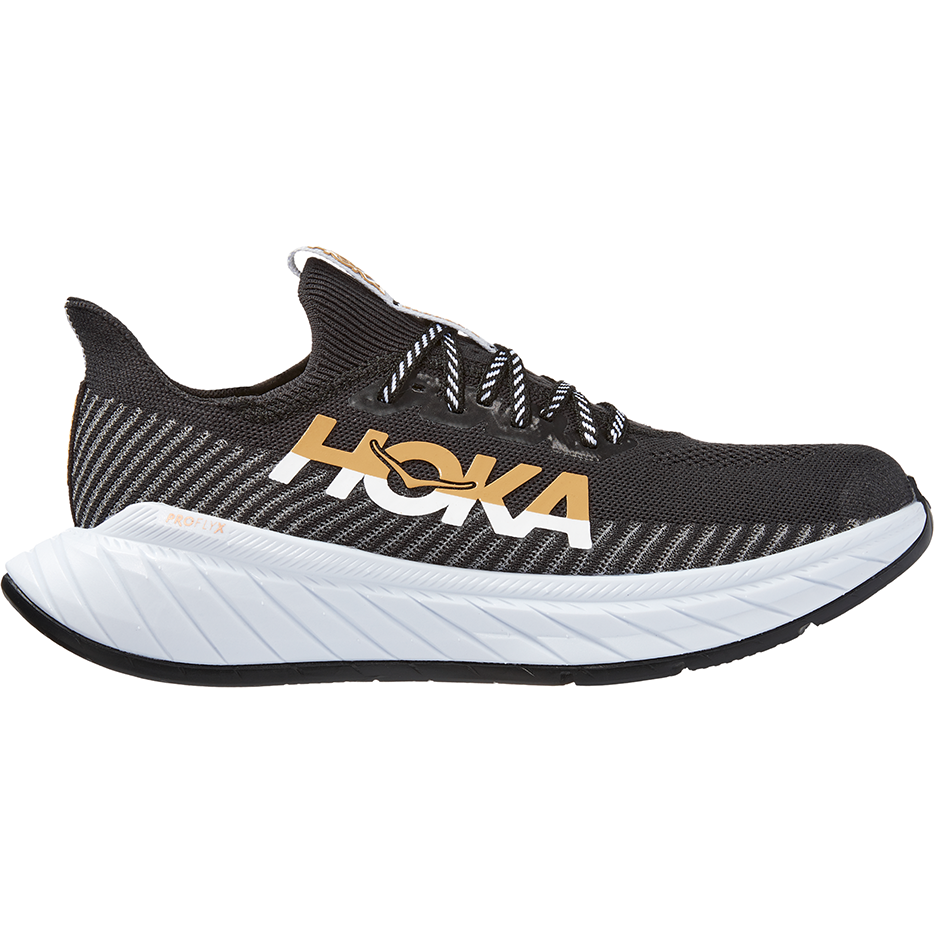 HOKA ONE ONE-Women's HOKA ONE ONE Carbon X 3-Black/White-Pacers Running
