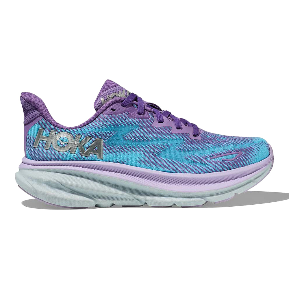 HOKA ONE ONE-Women's HOKA ONE ONE Clifton 9-Chalk Violet/Pastel Lilac-Pacers Running
