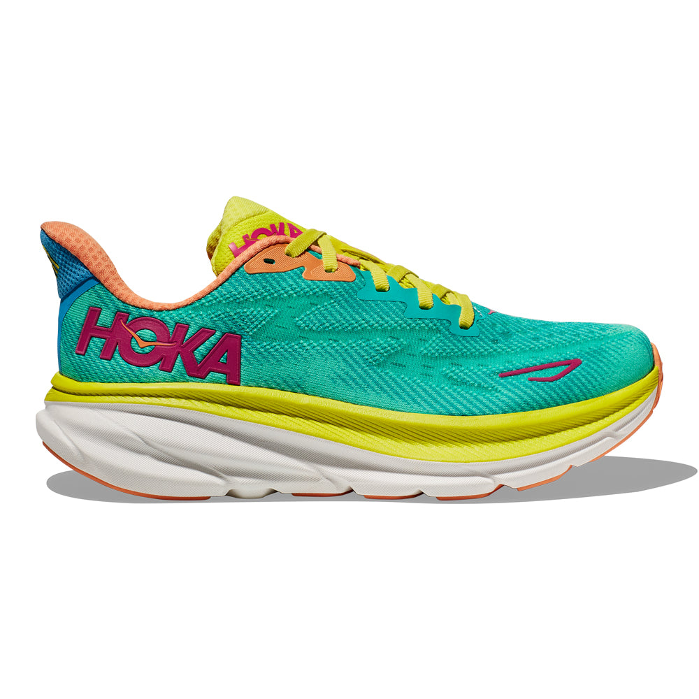 HOKA ONE ONE-Women's HOKA ONE ONE Clifton 9-Ceramic/Evening Primrose-Pacers Running