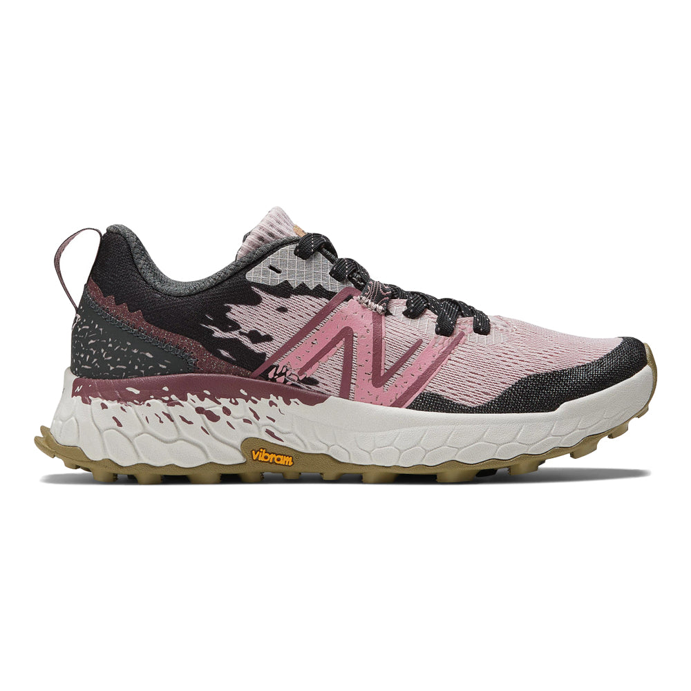 New Balance-Women's New Balance Fresh Foam X Hierro V7-Stone Pink/Black Top-Pacers Running