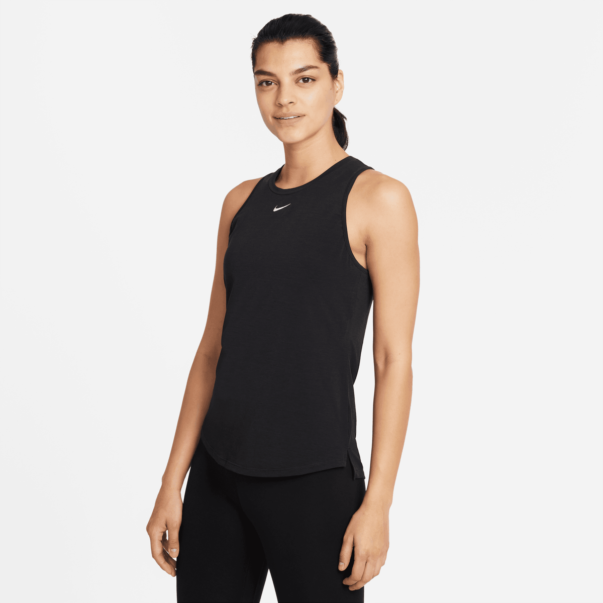 Nike-Women's Nike Dri-FIT One Luxe-Black/Reflective Silver-Pacers Running