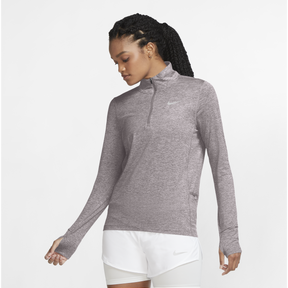 Nike-Women's Nike Element 1/2 Zip Long Sleeve-Silver Lilac/Venice Heather/Reflective Silver-Pacers Running