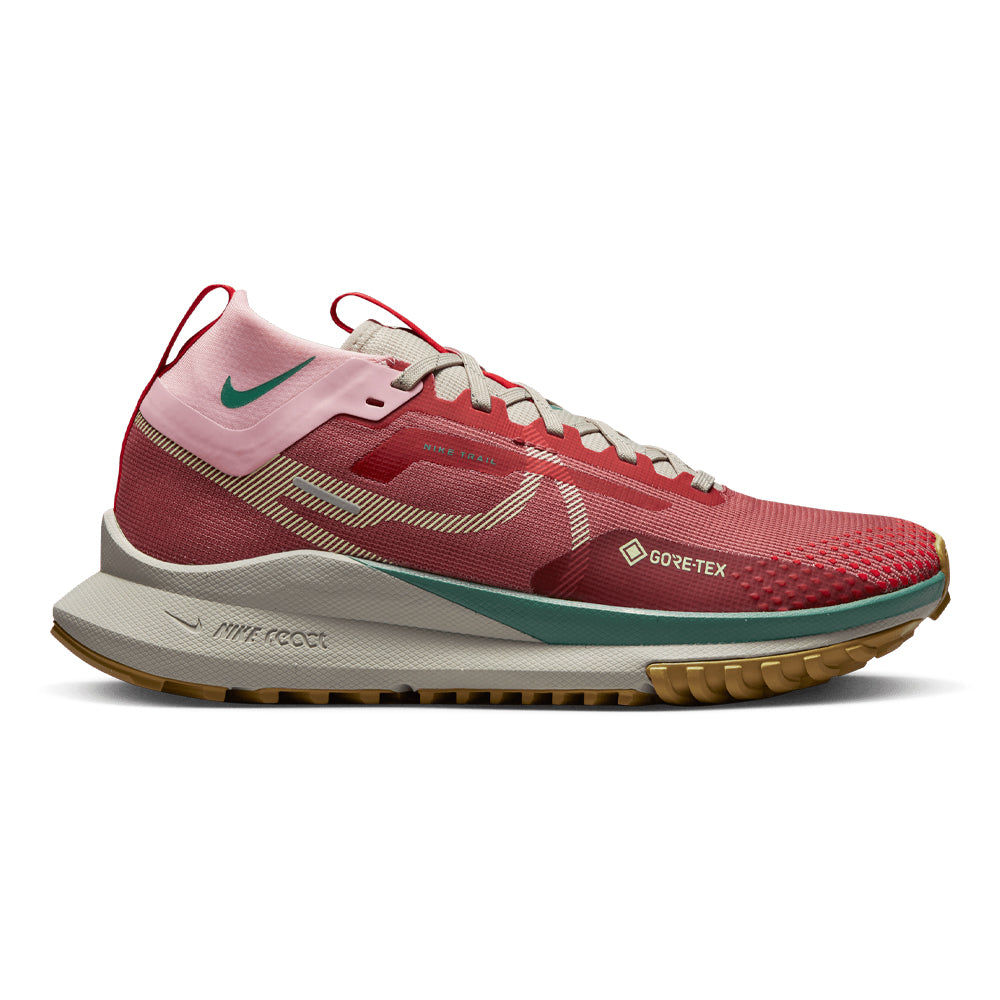 Nike-Women's Nike Pegasus Trail 4 GORE-TEX-Canyon Rust/Barely Volt-Med Soft Pink-Pacers Running