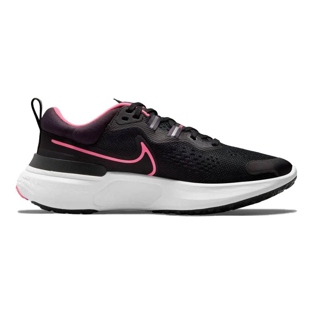 Nike-Women's Nike React Miler 2-Black/Hyper Pink-Cave Purple-Pacers Running